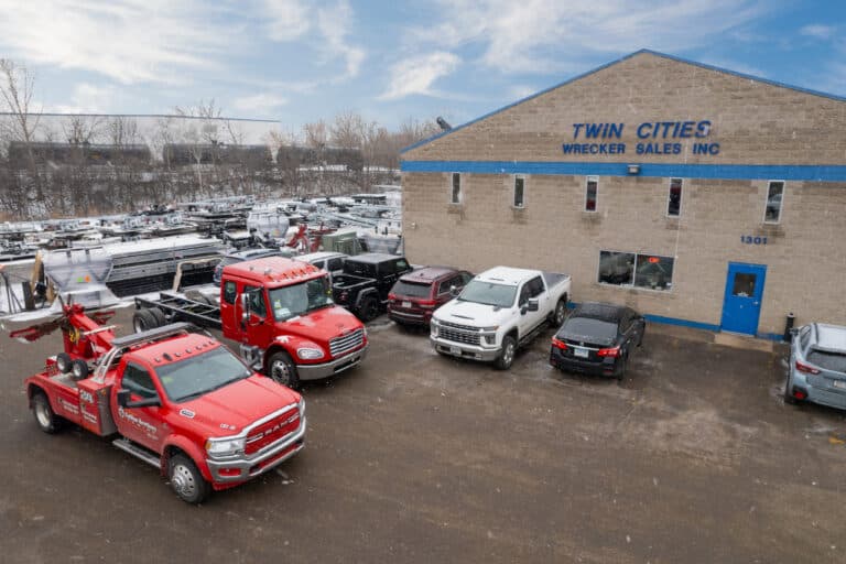 aerial picture of the TC Wreckers' yard