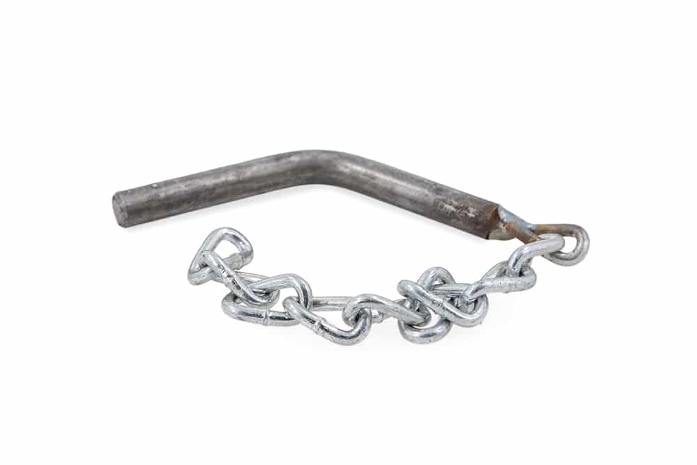 Locking Pin W Chain - Twin Cities Wrecker Sales